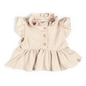 Camicia Dots - ALMOND CREAM 273