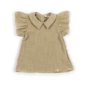 Vestito in Lino Look - MUSTARD 270