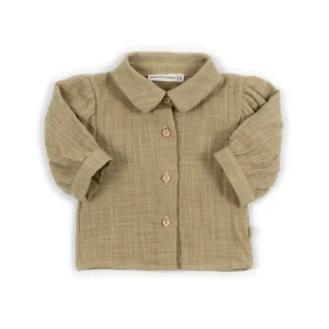 Camicia bimba maniche lunghe - MUSTARD 270