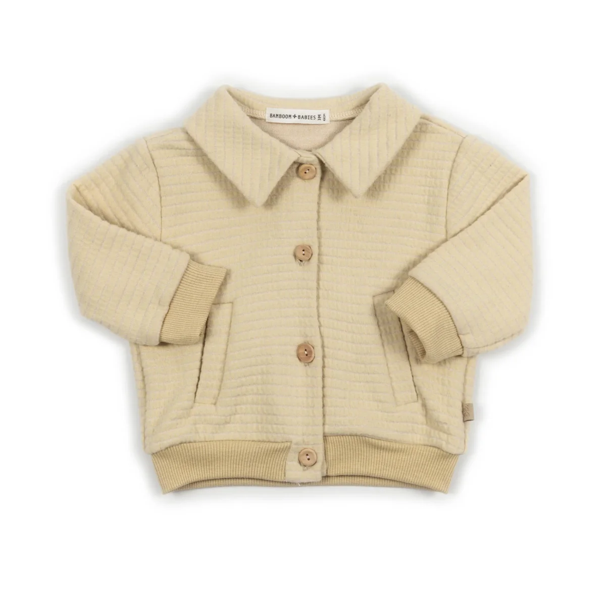 Giacca bimbo squares - ALMOND CREAM 273 - immagine 2