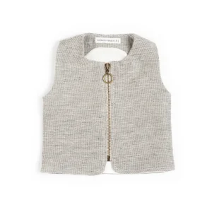 Gilet Orso con zip - BLU 07