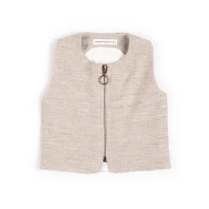 Gilet Orso con zip - MUSTARD 270