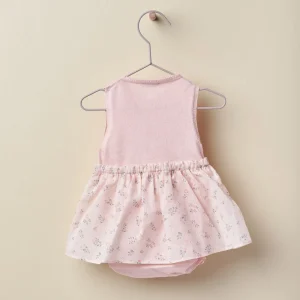 Body Bimba ad abitino fiori rosa