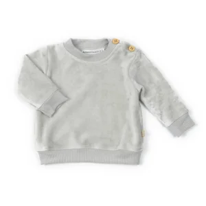 Maglia in velluto a manica lunga - Grigio Ghiaccio 27
