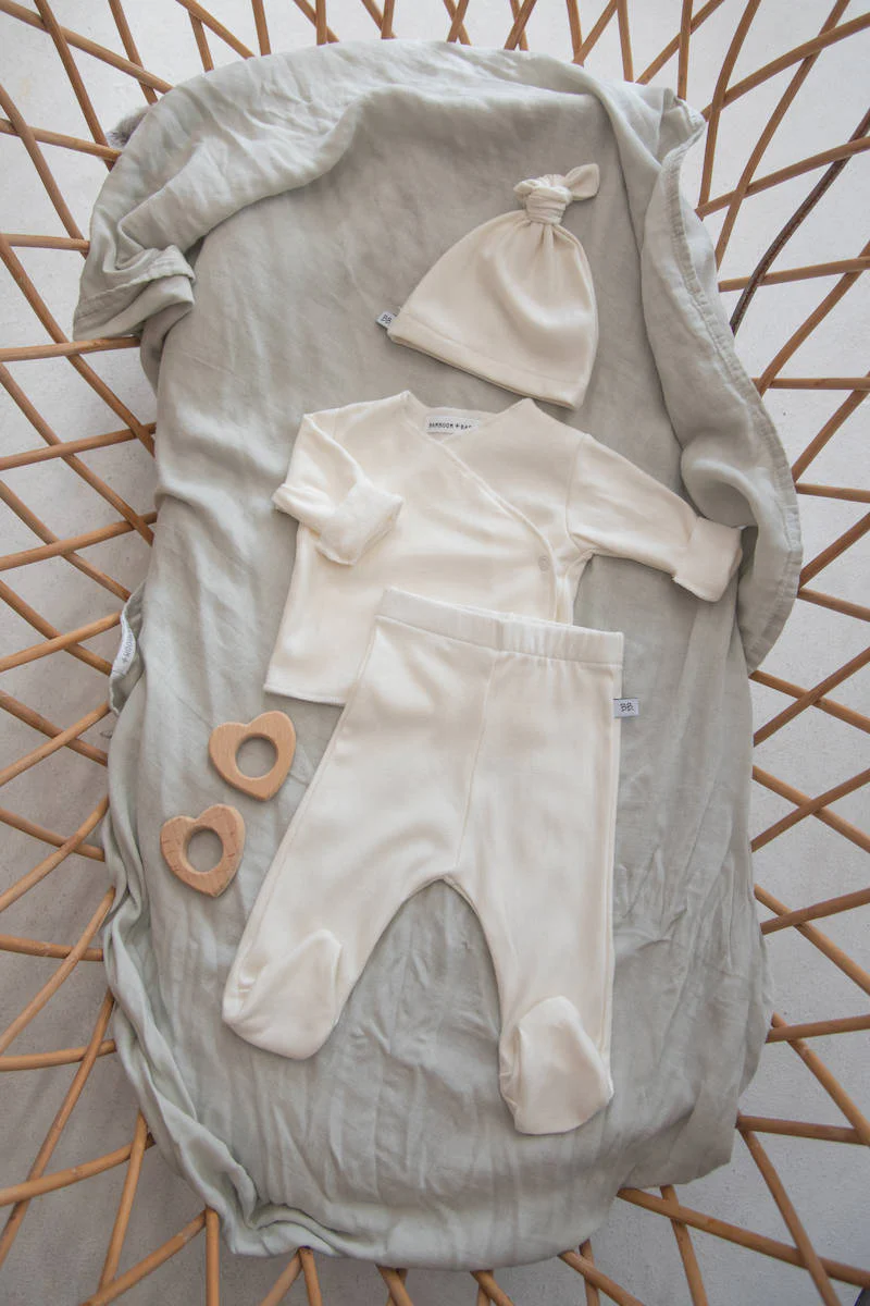 Pantaloncino Neonato con piedi PREMATURE 00M - 02 Panna - immagine 3