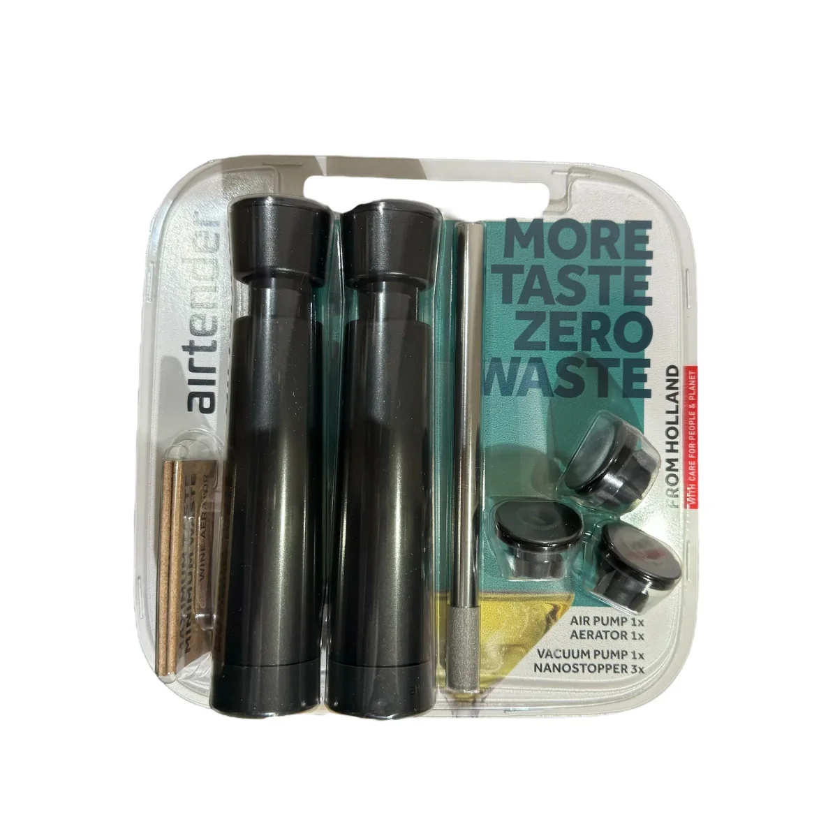 Airtender pompa salva vino + areatore per vino - immagine 2