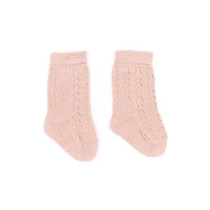 Calze Traforate Bimba - ROSA 04