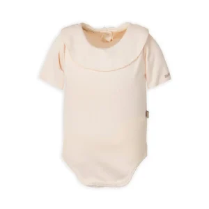 Body Bimba Collo Volant maniche corte - LIGHT PINK 504