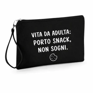 Pochette in cotone Frase divertente idea regalo amica, addio al nubilato, collega