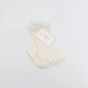 Calza bimbo con Pizzo in Bambù