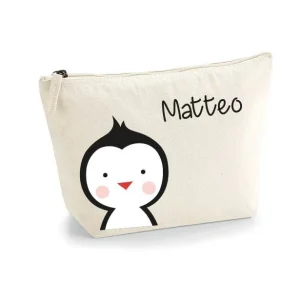 Pochette Neonato Personalizzata con Nome – Beauty Bambino Pinguino