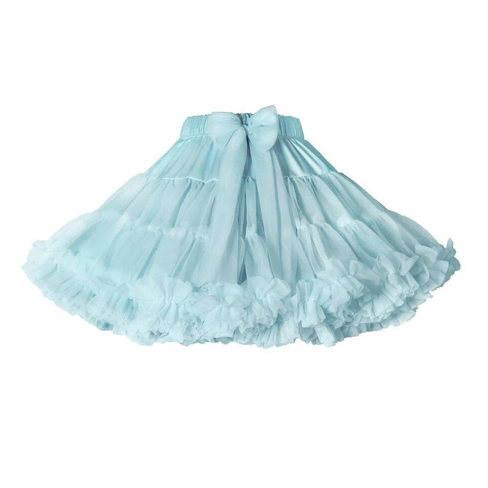 Gonna Tulle Vaporosa - Perfetta per Festa di Compleanno Baby Blue - immagine 3
