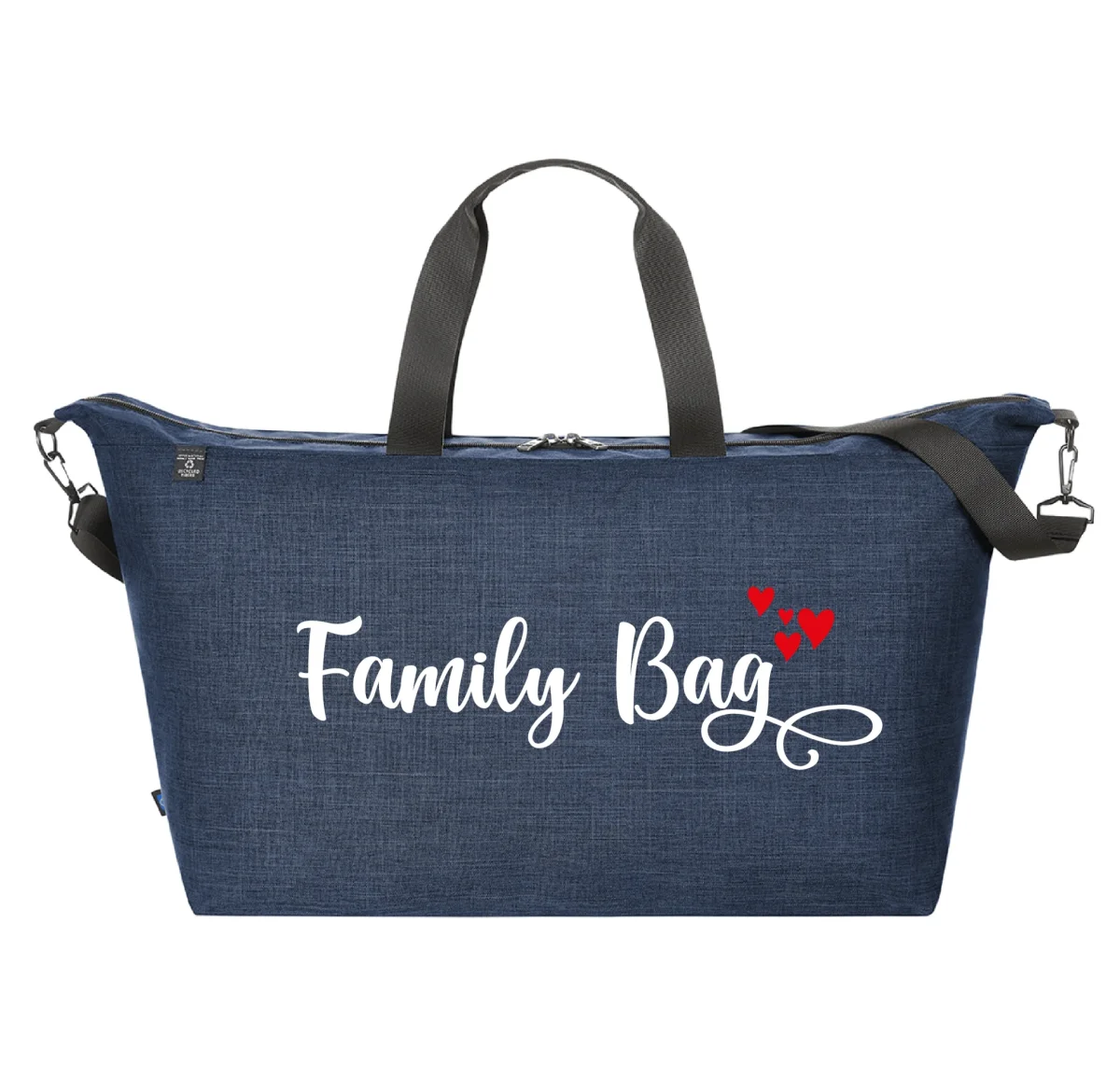 Borsone modello Family stampa FAMILY BAG più Cuori - immagine 4