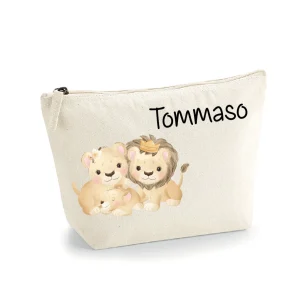 Pochette Neonato Personalizzata con Nome – Beauty Bambino Fam. Leoni