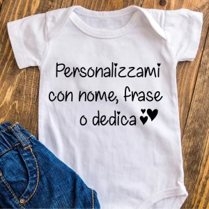 Body in 100% cotone "Personalizzami"
