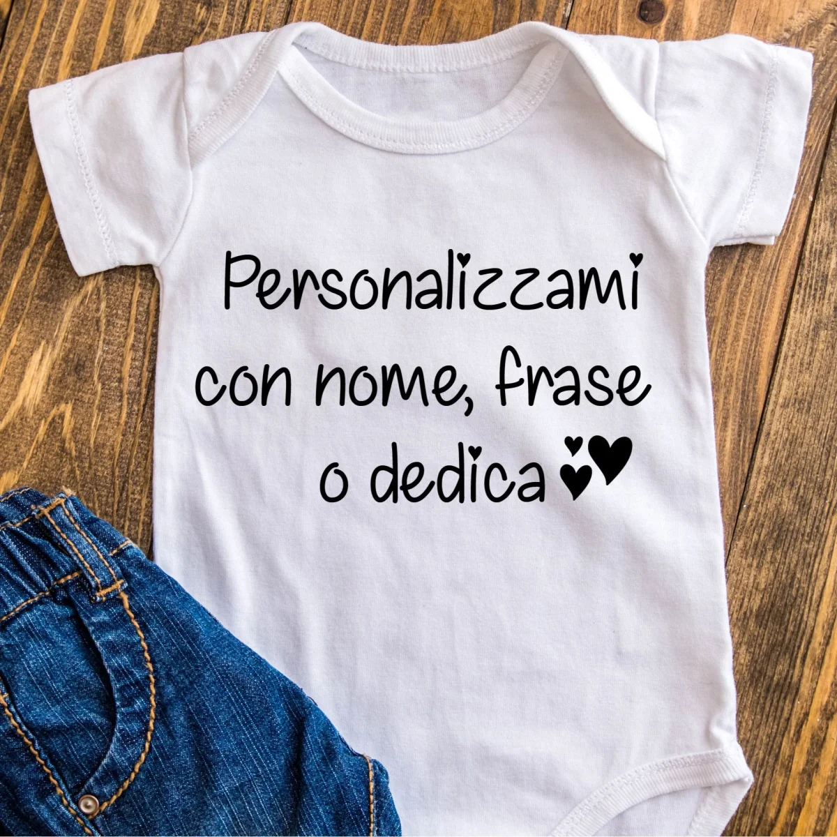 Body in 100% cotone "Personalizzami"
