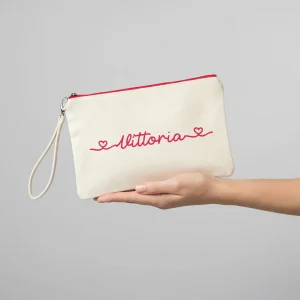 Pochette personbalizzabile idea regalo maestre o amica